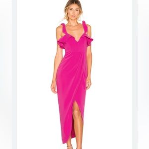 Lovers + Friends Pegasus Gown in Pink